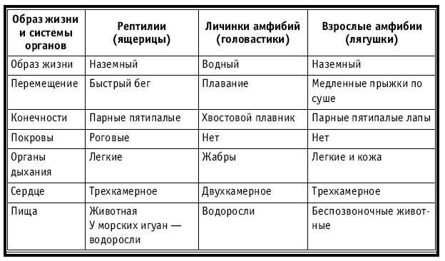 Тематическое и поурочное планирование по биологии. 7 класс tab19.jpg