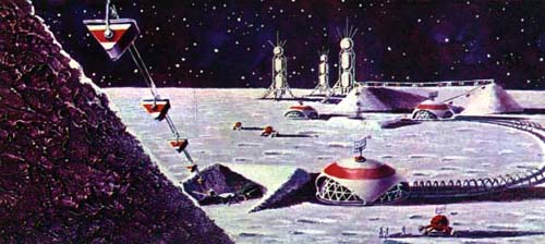СССР Которого Не Было -- в работах советских художниковю Часть 2. Москва - Лунапорт i5cac999a99