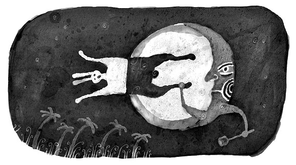Сказки про Вову, президентов и волшебство luna_i_zaets.jpg