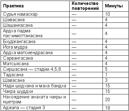 Древние тантрические техники йоги и крийи. Продвинутый курс table2204.png