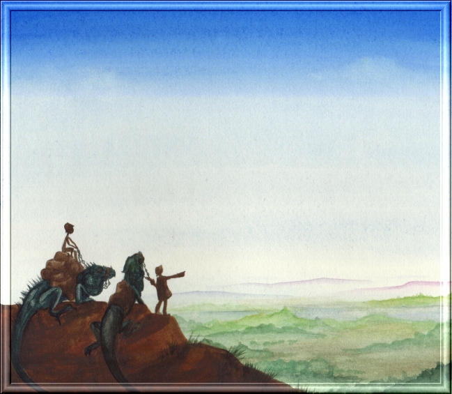 Sir Hereward and Mister Fitz Go to War Again baenlandscapewithlizardshires2.jpg