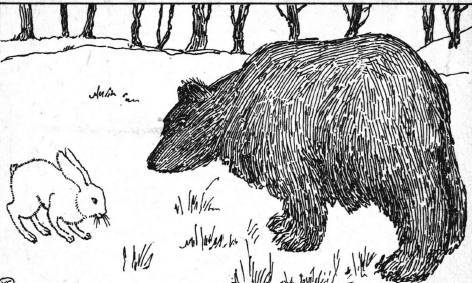 Сказки - картинки. Лисица и заяц. Ворона и рак _7.jpg