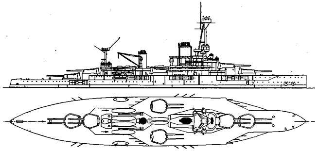 Линейные корабли типа «Курбэ». (1909-1945 ) pic_33.jpg