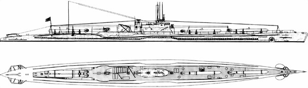 Боевые корабли японского флота. Подводные лодки (10.1918-8.1945). Справочник i_066.jpg
