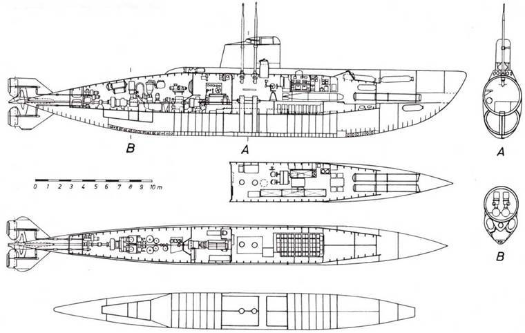 Германские субмарины Тип XVII Крупным планом pic_24.jpg