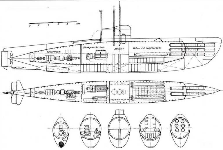 Германские субмарины Тип XVII Крупным планом pic_57.jpg