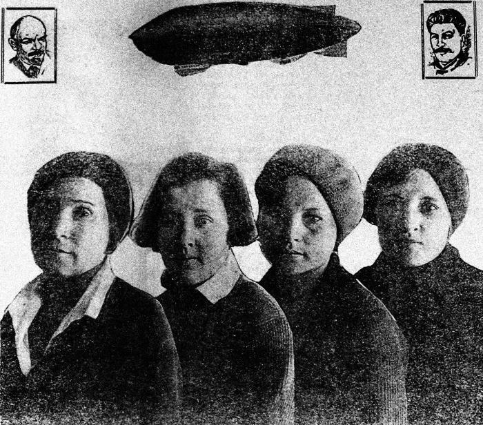 «Дирежаблестрой» на Долгопрудной: 1934-й, один год из жизни _61udarnicyverfi19350308nemchenkomakarenkoliomanovazhigalina.jpg