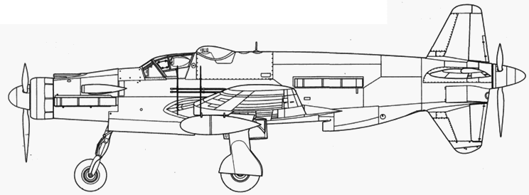 Do 335 « Pfeil» самый быстный поршневой истребитель. Часть 2 pic_13.png