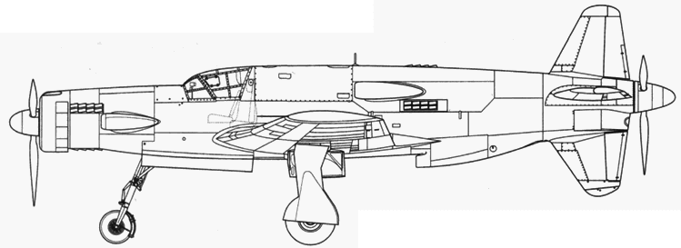 Do 335 « Pfeil» самый быстный поршневой истребитель. Часть 2 pic_18.png