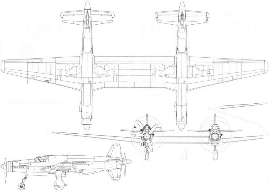 Do 335 « Pfeil» самый быстный поршневой истребитель. Часть 2 pic_29.jpg