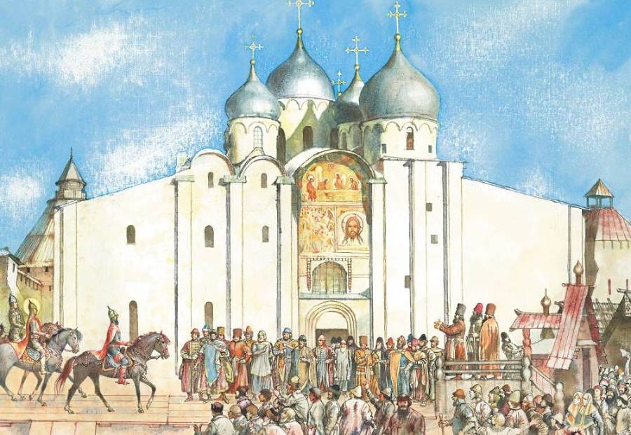 Отец и сын. Святые благоверные князья Александр Невский и Даниил Московский _14.jpg