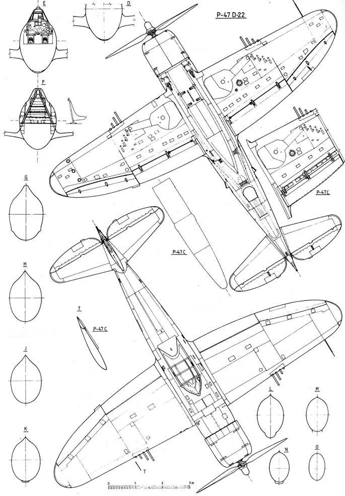 Р-47 «Thunderbolt» Тяжелый истребитель США pic_153.jpg