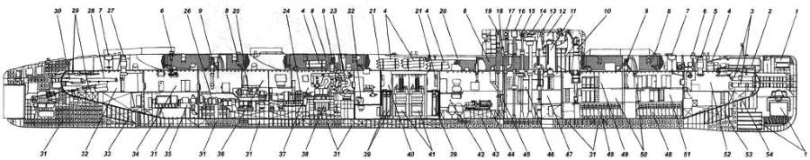 Подводные лодки советского флота 1945-1991 гг. Том 1. Первое поколение АПЛ pic_21.jpg