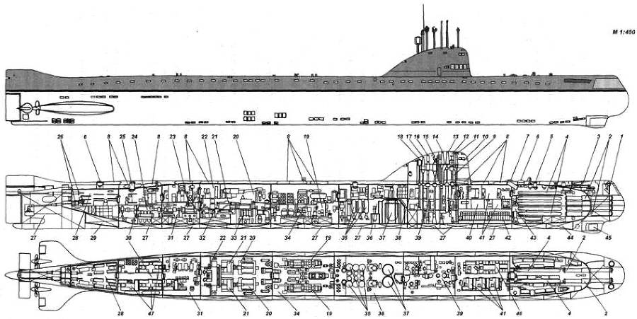 Подводные лодки советского флота 1945-1991 гг. Том 1. Первое поколение АПЛ pic_30.jpg