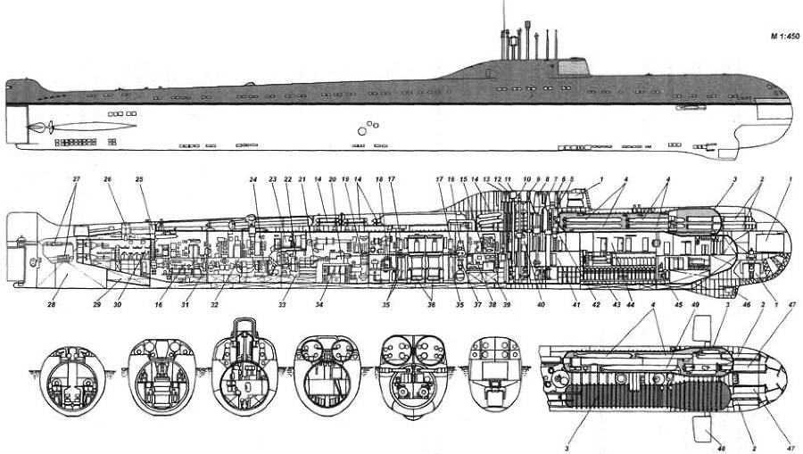 Подводные лодки советского флота 1945-1991 гг. Том 1. Первое поколение АПЛ pic_31.jpg