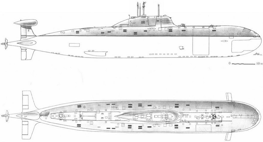 Корабли ВМФ СССР. Том 1. Подводные лодки. Часть 2. Многоцелевые подводные лодки. Подводные лодки специального назначения pic_43.jpg