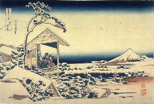 24 вида горы Фудзи кисти Хокусая (илл) _13Koishikawa.jpg